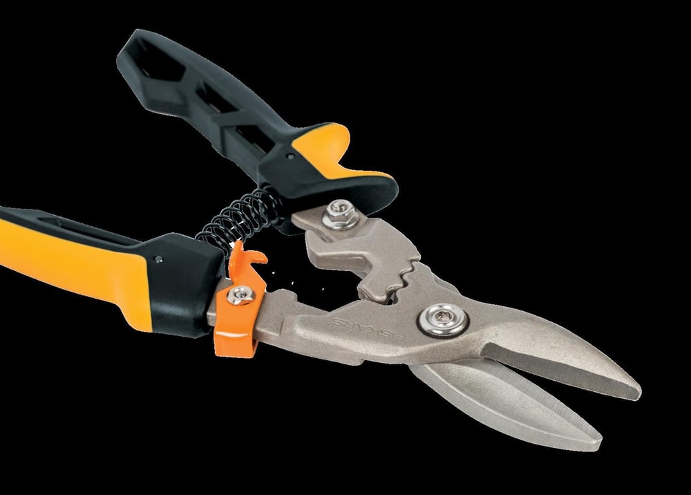 Fiskars PowerGear Metal Levha Makası - Düz Kesim