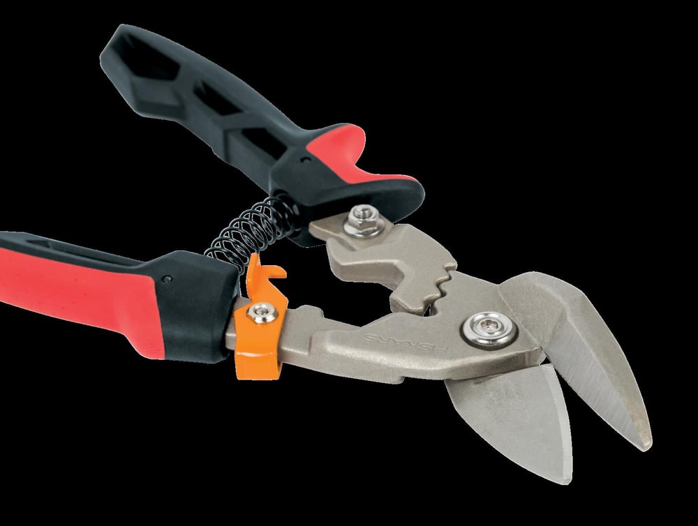 Fiskars PowerGear Metal Levha Makası - Offset Sol Kesim