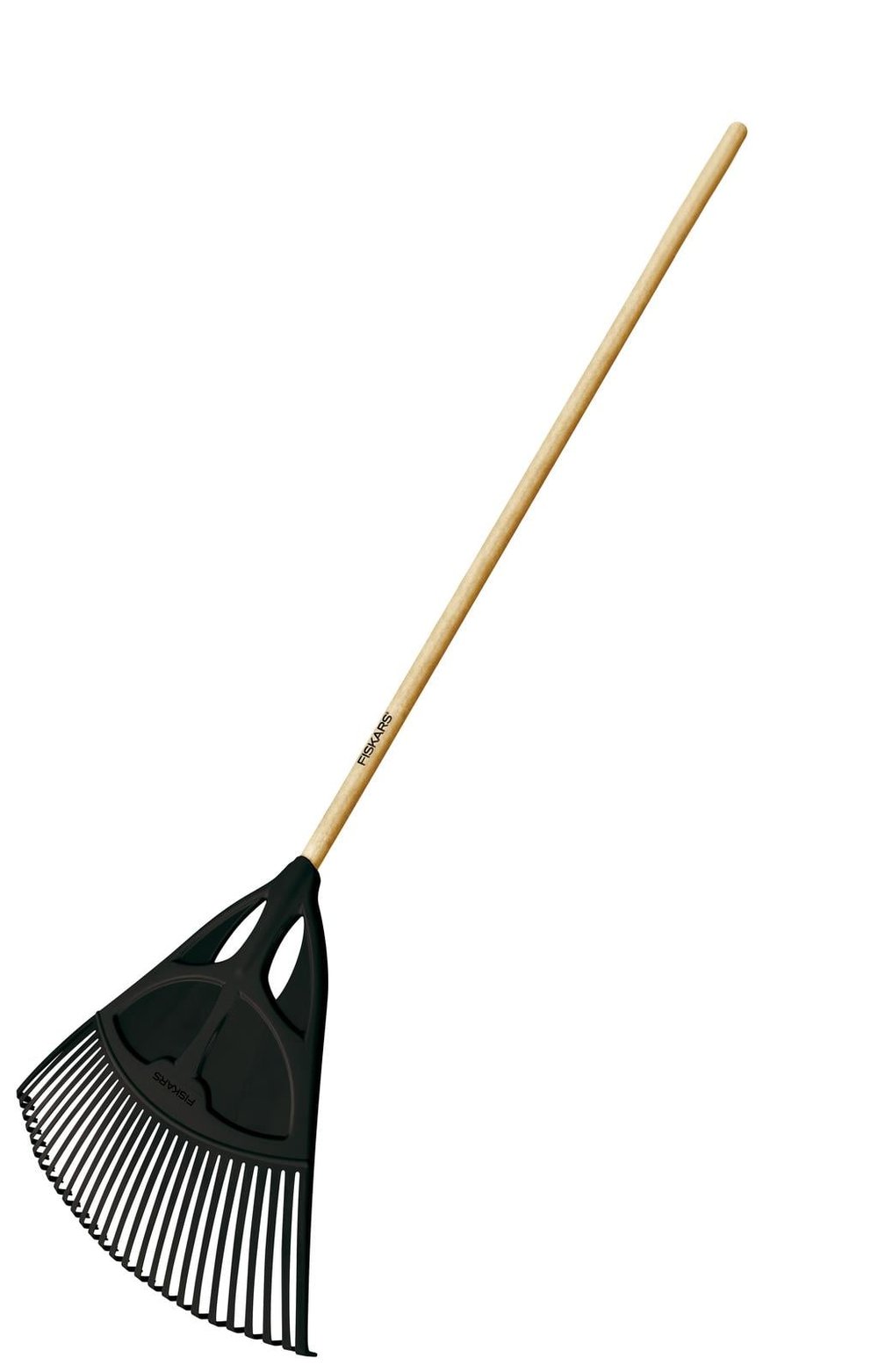 Fiskars Solid Çim ve Yaprak Tırmığı - XL Ahşap Saplı