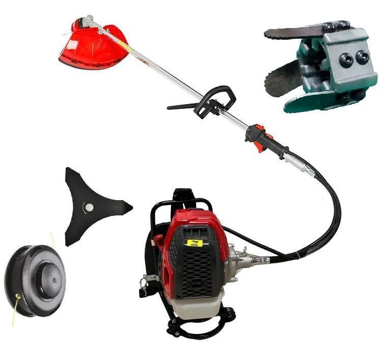 Gardenpro 520D Benzin Motorlu Tırpan + Çapa Aparatı