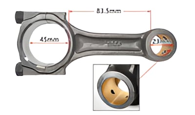 General Power Dizel Biyel Kolu 42 mm Büyük Uç Çaplı 83.5 mm Merkez Mesafeli