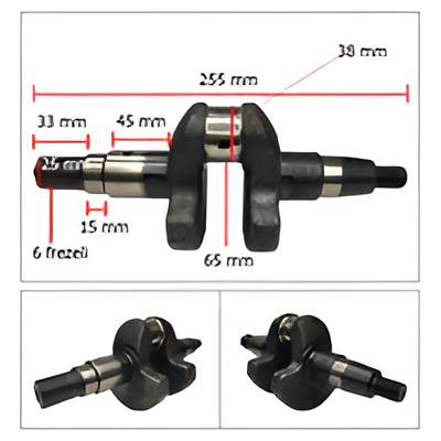 General Power Dizel Krank Mili Frezeli Tip 7.0 Hp Motorlar –38-25-33 Ölçülü
