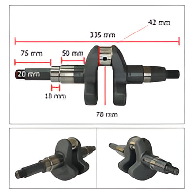 General Power Dizel Krank Mili Vidalı Tip