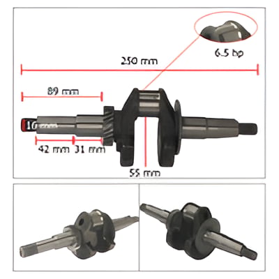 General Power Krank 6.5 Hp Vidalı 16 mm (St55 mm)