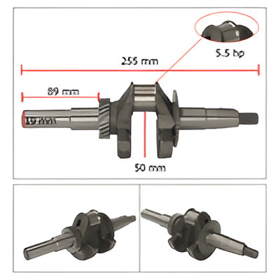 General Power Krank Mili 5.5 Hp Kamalı 19 mm