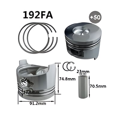 General Power Piston Sekman 15 hp 91.2 mm +0.50