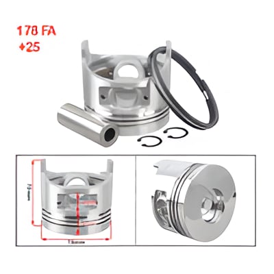 General Power Piston Sekman Seti 7 HP 78 mm +0.25
