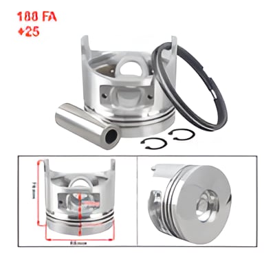 General Power Piston Sekman Takımı 12 HP FA 88 mm +0.25 188FA Motor