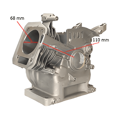 General Power Silindir 68 Mm Piston Uyumlu 5.5 Hp Döküm Gövde