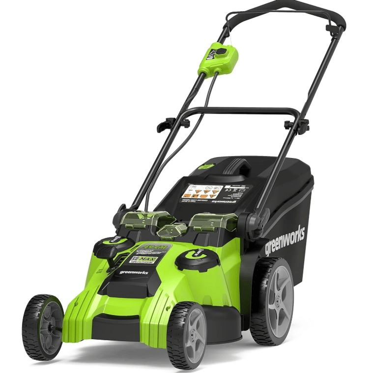 Greenworks 25367 Akülü Çim Biçme Traktörü 49CM. (Çift Bıçak)