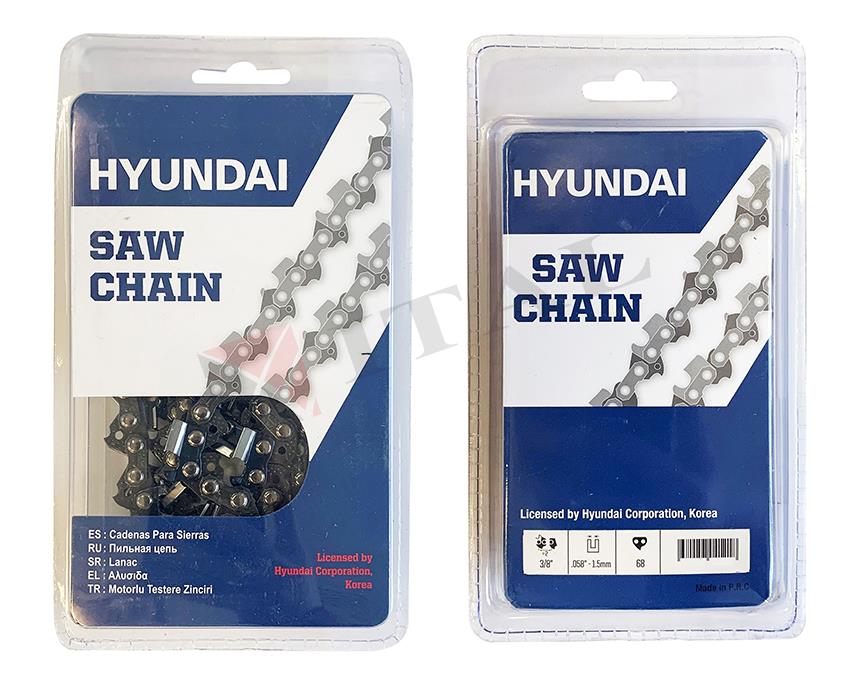 Hyundai 3/8-1.5MM 34 DİŞ Köşeli Kesik Zincir