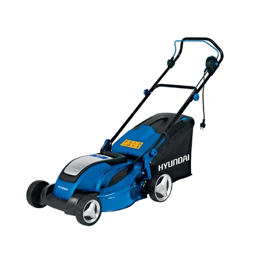 Hyundai DYM1181 Elektrikli Çim Biçme Makinesi 46cm 1800W Çelik Kasa İtmeli