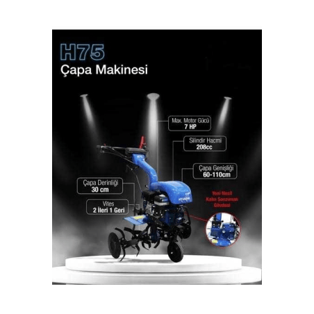 Hyundai H75 Benzinli Çapa Makinesi