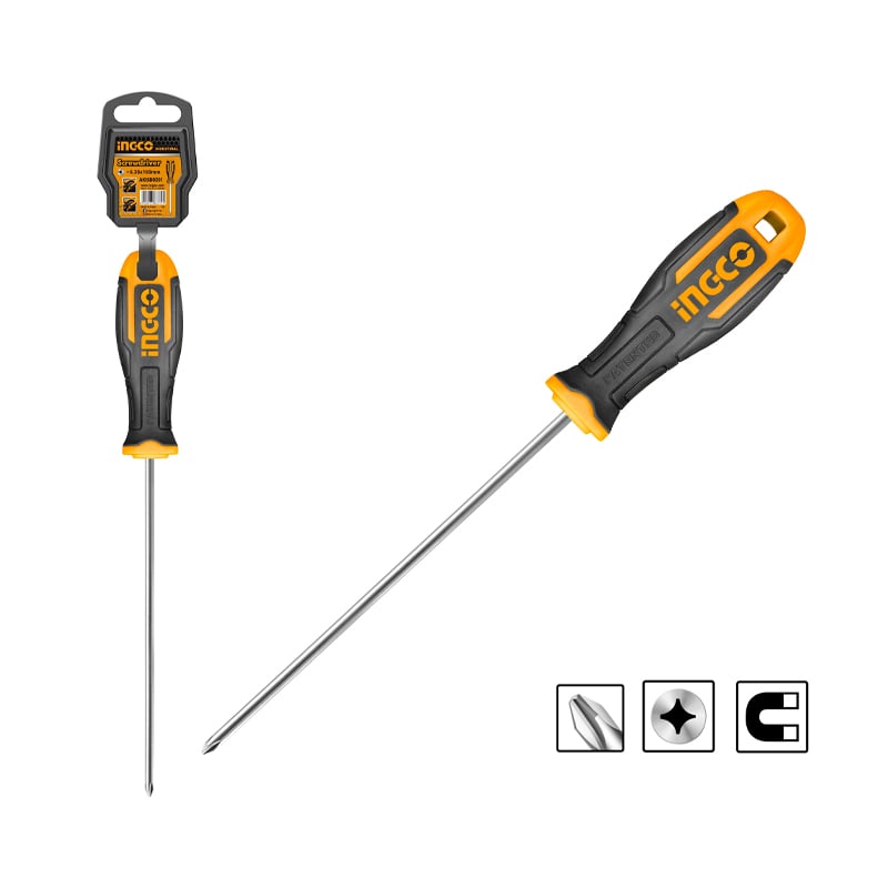 Ingco -HS68PH3200 Mıknatıslı Yıldız Tornavida PH 3X200 mm