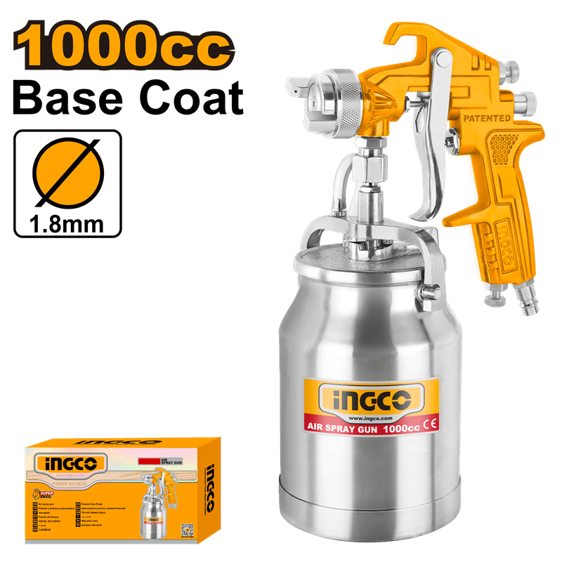 Ingco ASG 3102 Boya Tabancası 1000CC Alttan Depo