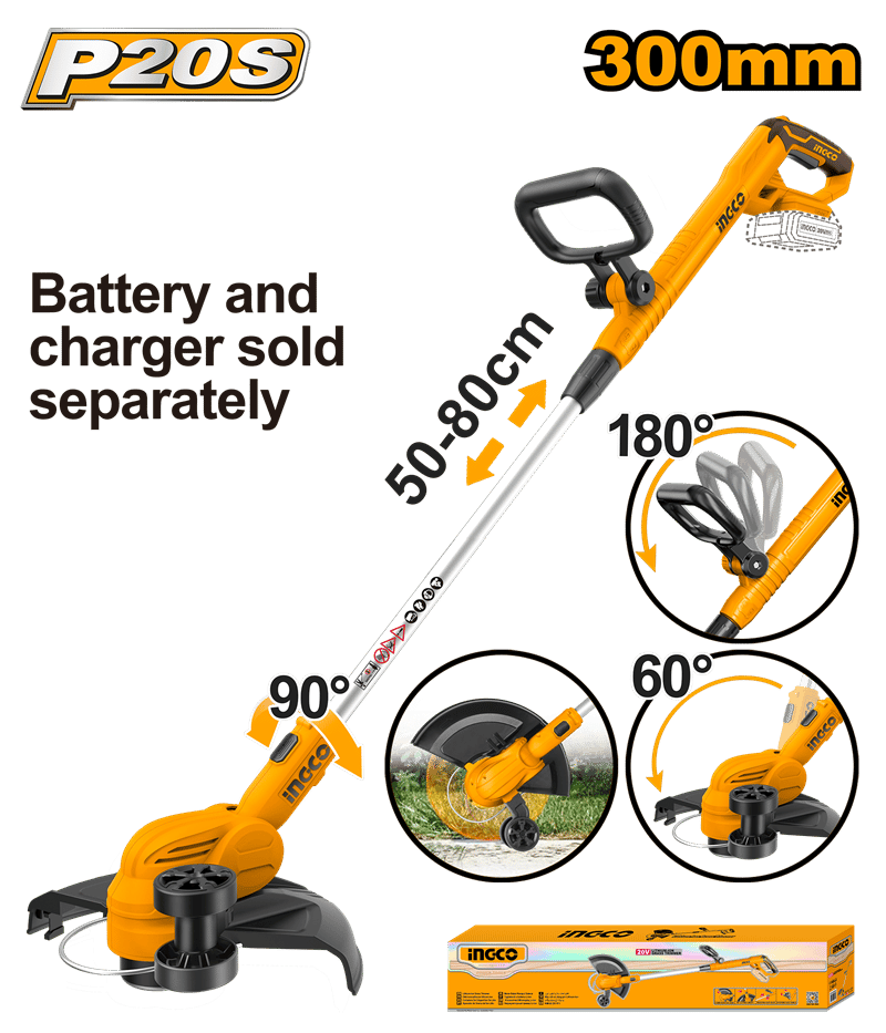 Ingco ING-CGTLI20328 Li-ion Akülü Tırpan
