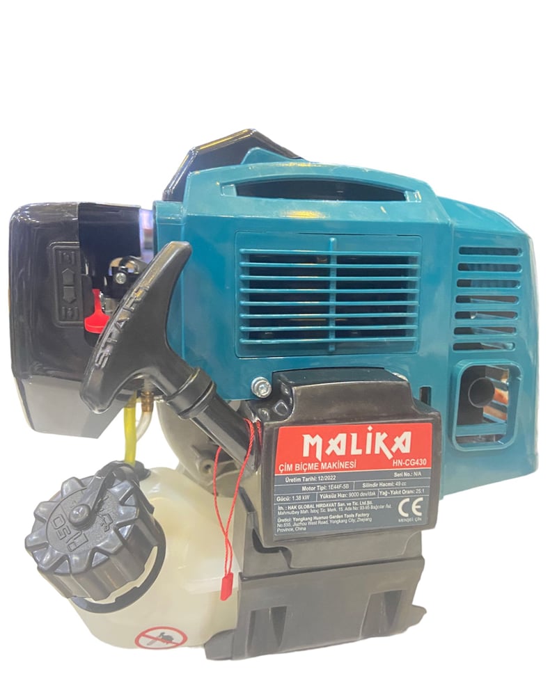 Malika Benzinli Motor – 44 mm Piston Çapı – 52 cc – 2 Zamanlı Motor Tipi