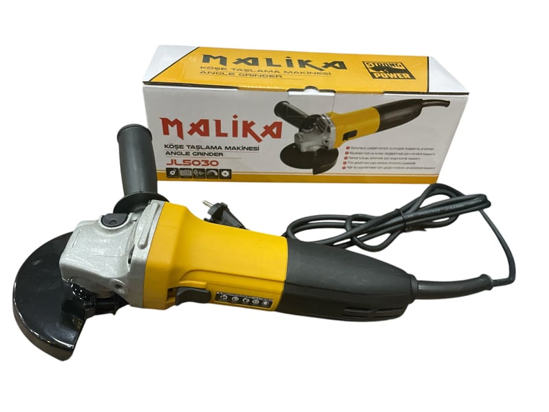 Malika Devir Ayarlı İspiral – 115 Mm Avuç Taşlama Makinası