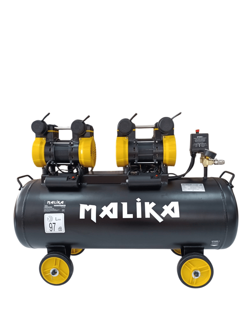 Malika Sessiz Yağsız Kompresör 100 lt