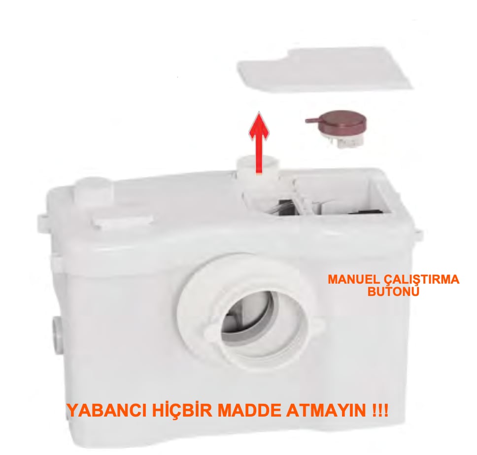 Momentum H600-A / Bıçaklı Wc Pompası 220V/50HZ