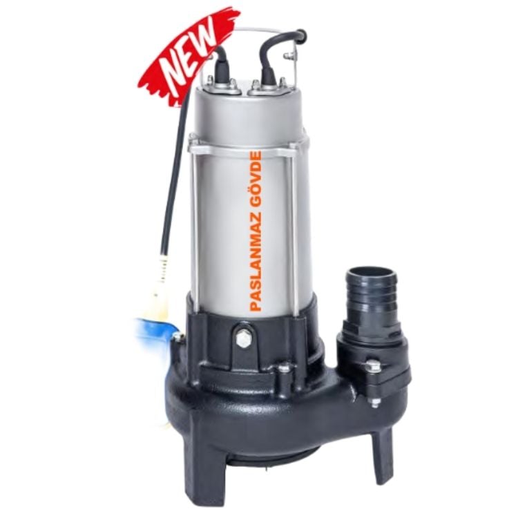 Momentum PSP40-11/1.3F /  Bıçaklı Öğütülücü Paslanmaz Gövdeli Pompa 220V/50HZ - 1,8 HP - 14-24 m3/h