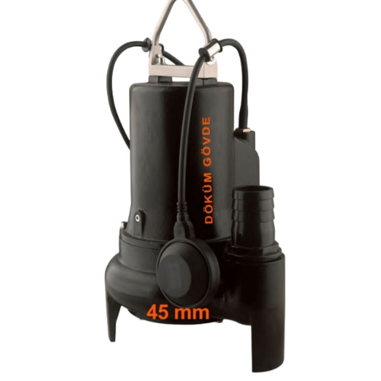 Momentum V1500T / Tonajlı Döküm Gövde Pis Su Pompa 380V/50HZ - 2 HP - 50 m3/h