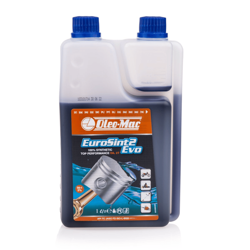 Oleo-Mac 2T EuroSint2 Evo Yağ – Ölçekli 1 Litre (Mavi)