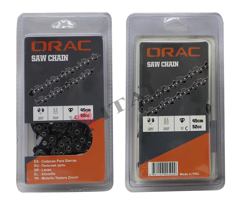 Orac .325-1.3MM 36 Diş Köşeli Kesik Paket Zincir