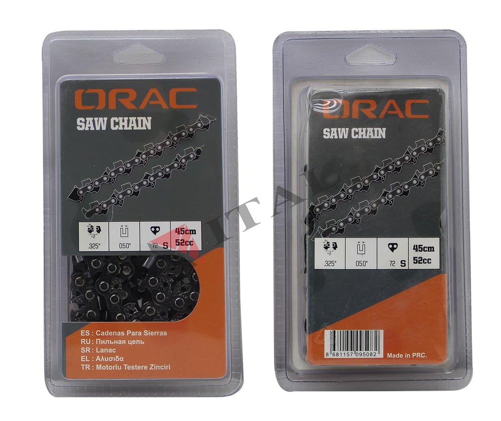 Orac .325-1.3MM 36 Diş Yuvarlak Kesik Paket Zincir