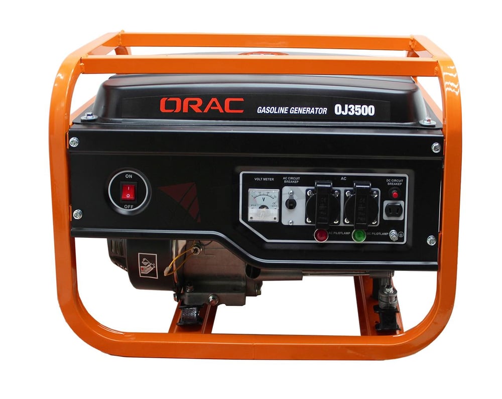 Orac OJ3500 Benzinli Jeneratör İpli Monafaze