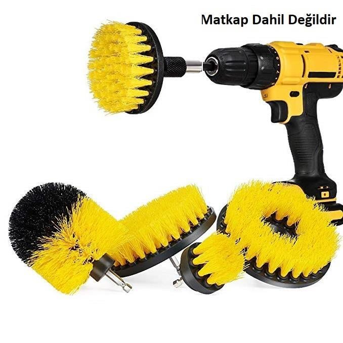 Pars Endüstri Matkap Uyumlu Temizleme Fırça Seti 5 Adet