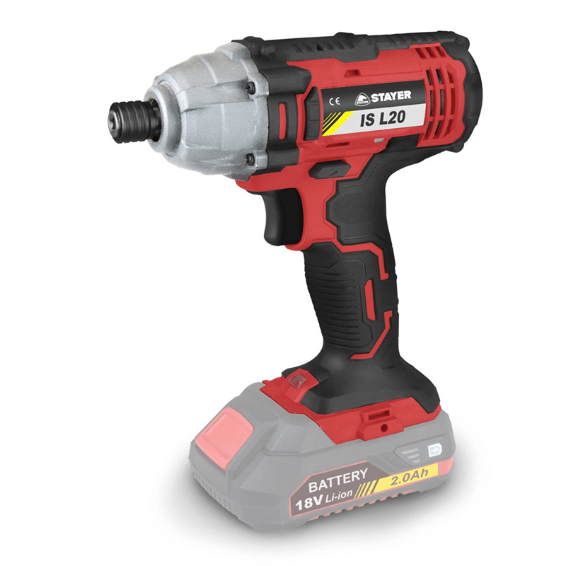 Stayer ISL 20  Akülü Torklu Vidalama  1/4'' 18V Li-ion 2.0Ah/4.0Ah/5.0Ah