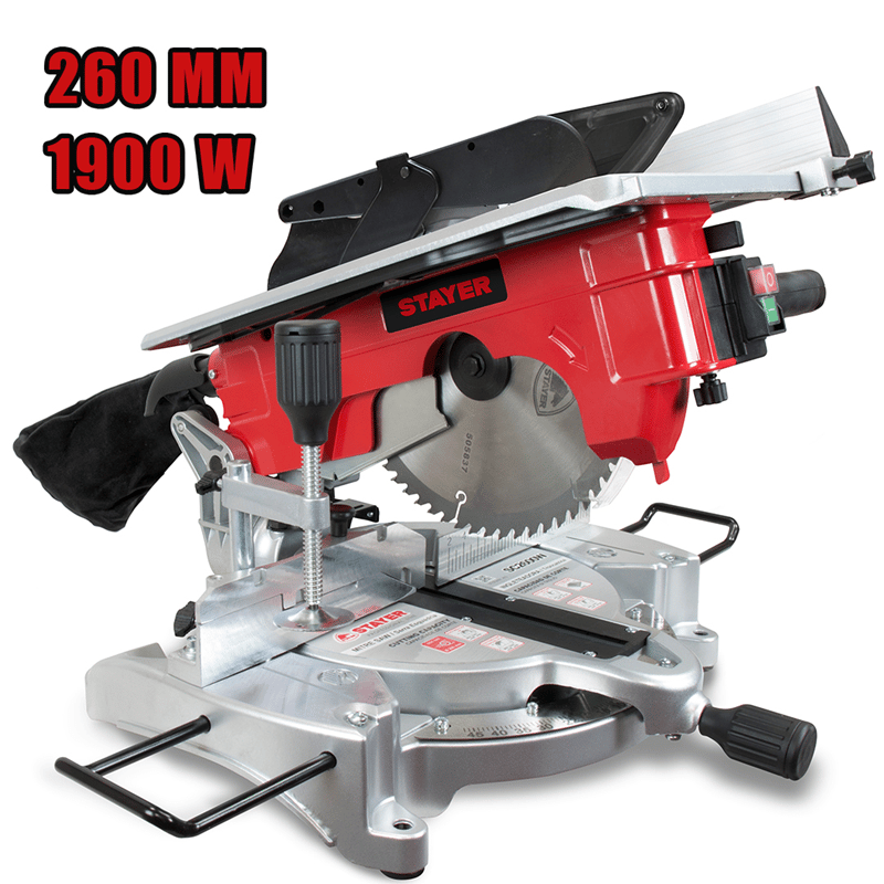 Stayer STY-SC2600 W  Gönye Kesme 260 mm 1900W