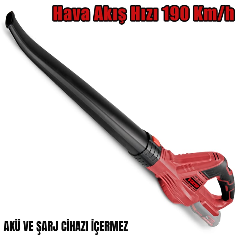 Stayer VENTOL20  Akülü Üfleme 18V Li-ion 2.0Ah  (Akü ve Şarj Aleti Hariç)