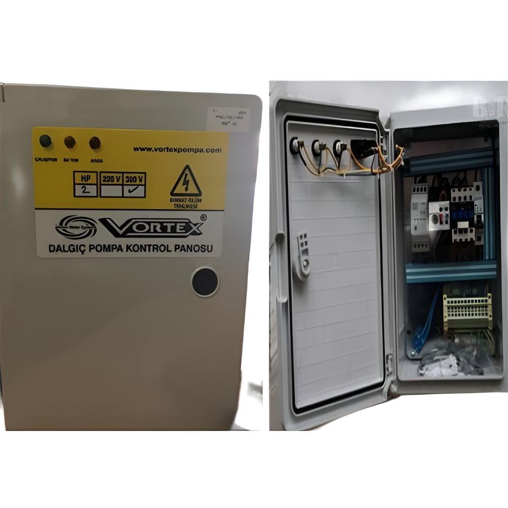 Vortex VRT 1-1.5HP-230 / Dalgıç Pompa Kumanda Pano Standart Tip