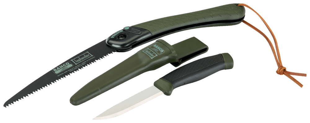 Bahco LAP-KNIFE Katlanır Testere ve Bıçak seti