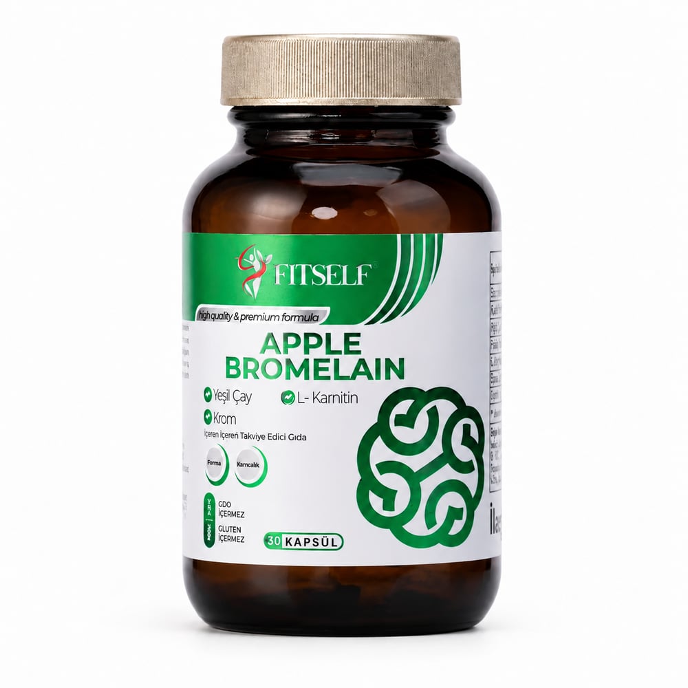 Fitself – Bromelain Enzim İçeren Takviye Edici Gıda – 30 Tablet