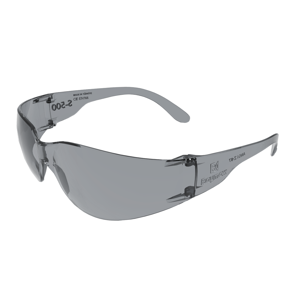 BaymaxBaymax Dynamic Koruyucu Gözlük Füme S-500 (Çapak)-12 Adet122.01.DN02