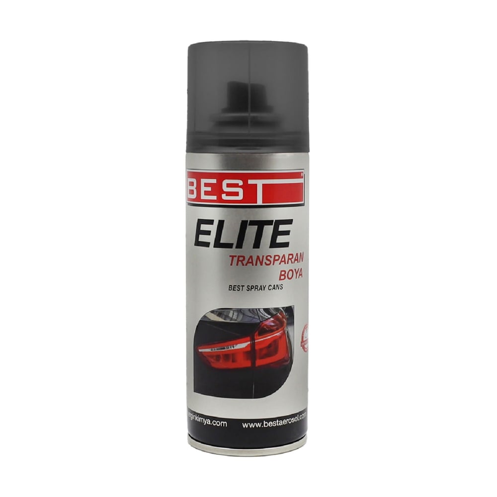BESTBest Elite Transparan Far Boyası 200 Ml Siyah-(10 Adet)102.15.TP04