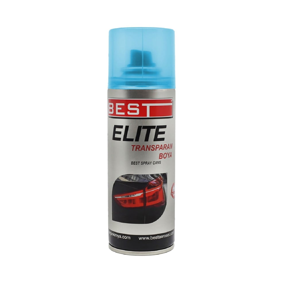 BESTBest Elite Transparan Far Boyası 200 Ml Mavi-(10 Adet)102.15.TP02