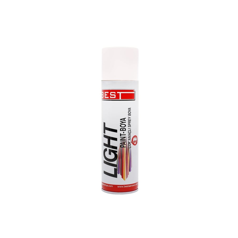 BESTBest Lıght Sprey Boya 250 Ml Beyaz-(30 Adet)102.03.250BY