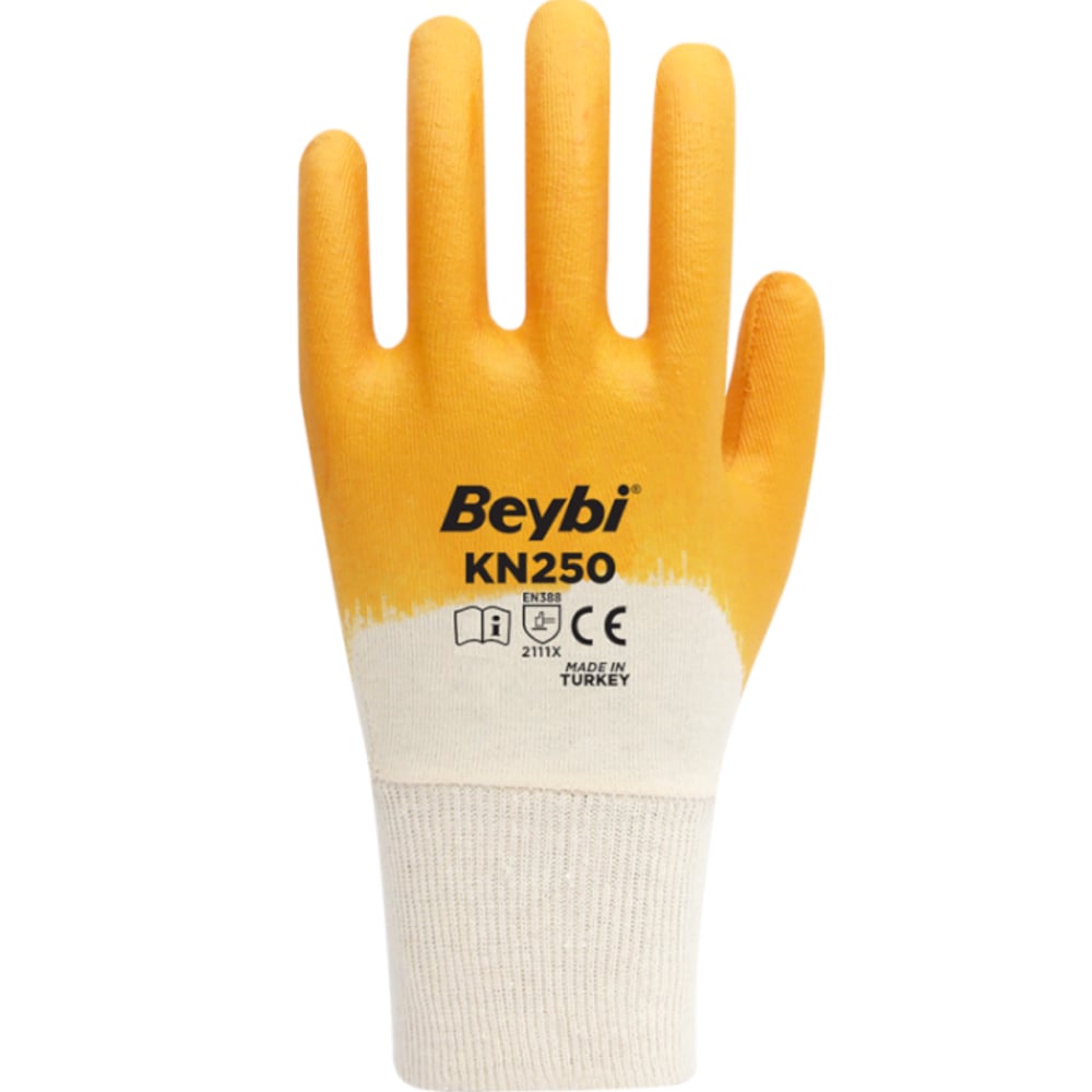 BeybiBeybi Kn250 Nitril Eldiven Sarı-(288 Çift) No:9150.08.EL01