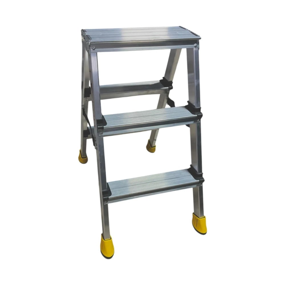 Beykon Alüminyum Çift Çıkışlı Merdiven 3 Lü