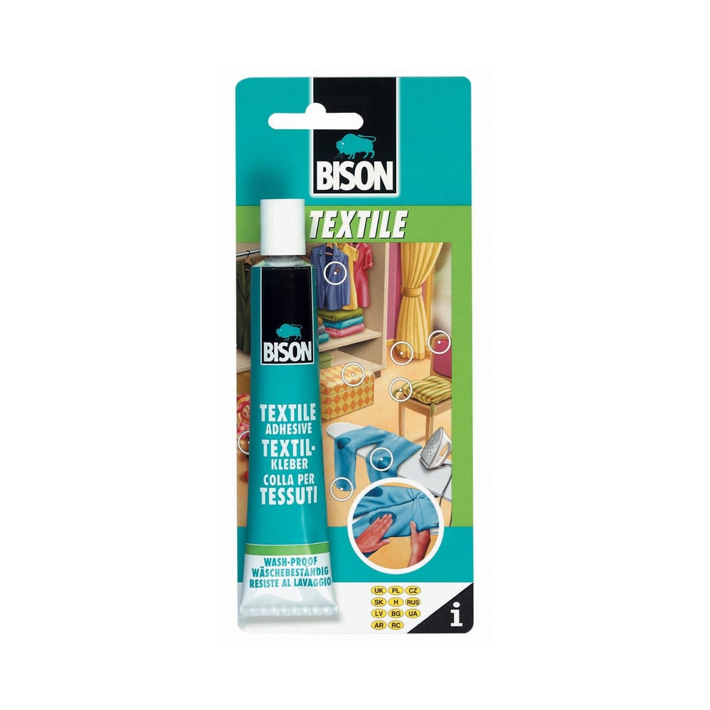 BisonBison Tekstil Yapıştırıcı Blisterli 25Ml -(12 Adet)106.07.TY01