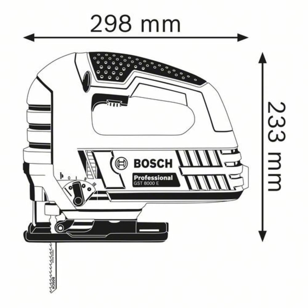 Bosch Dekupaj Makinesi 710W Gst8000E 060158H000