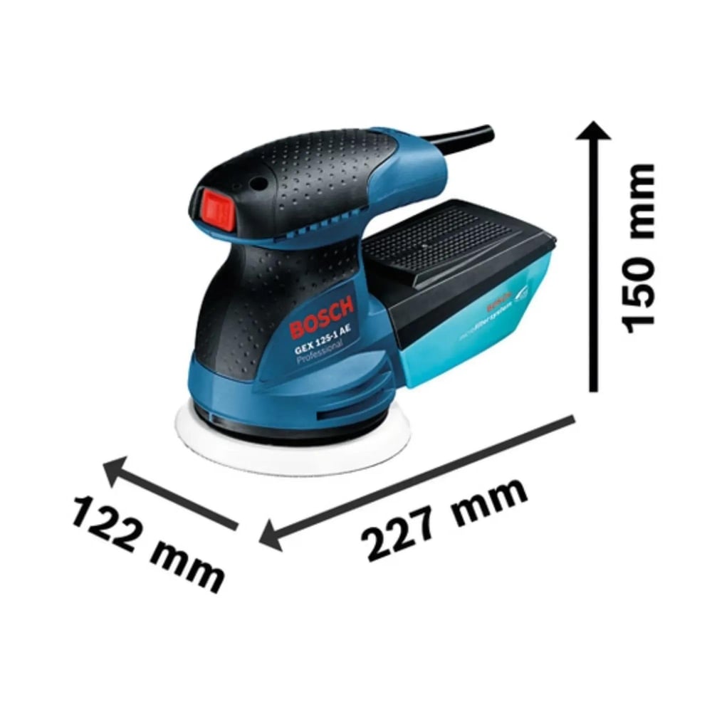 Bosch Eksant. Zımpara 250W Gex125-1Ae 0601387500