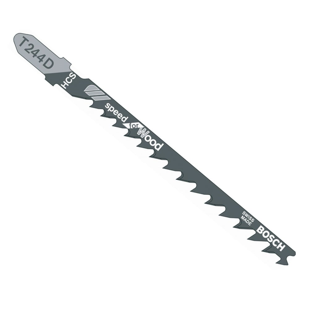 Bosch.Bosch Kavisli Ahşap Dekupaj Ağzı (t244d) - (5'li Paket)263.08.A244