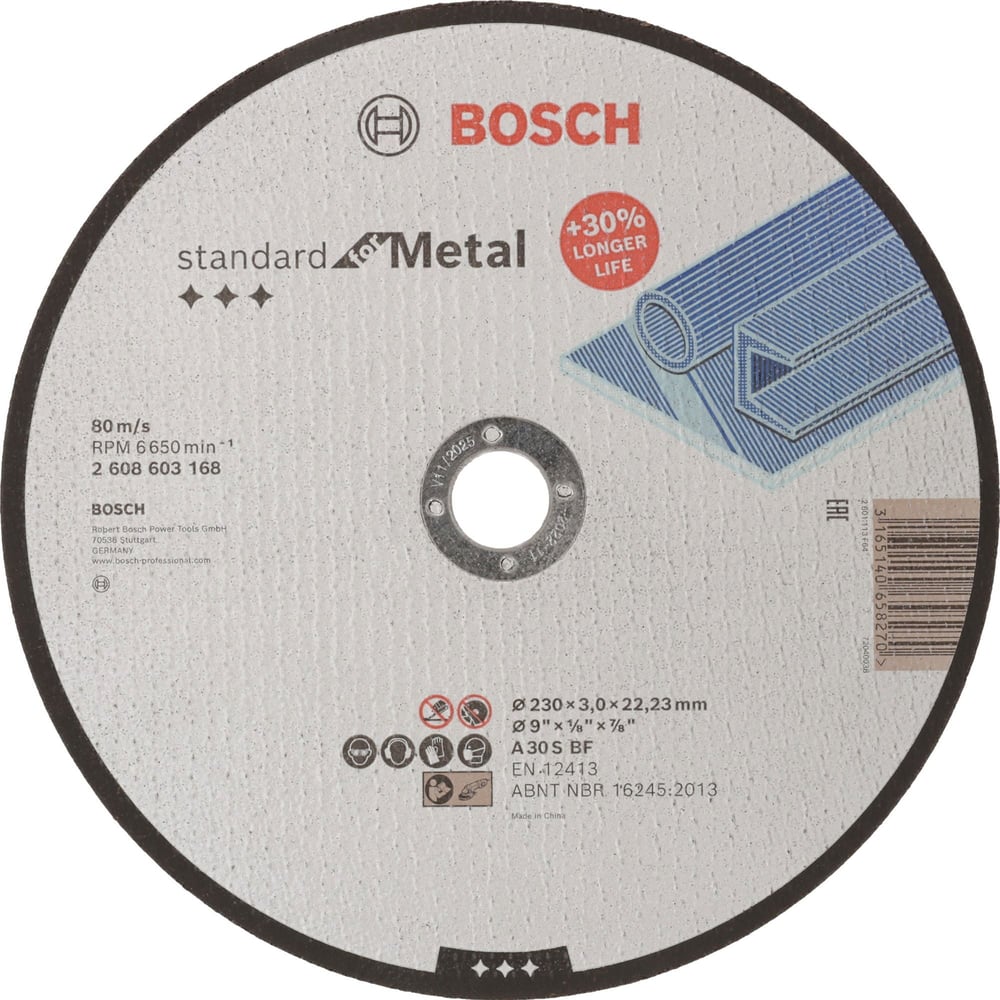 Bosch.Bosch Metal Kesme Taşı 230X3.0 -(20'li Paket)263.10.MK04