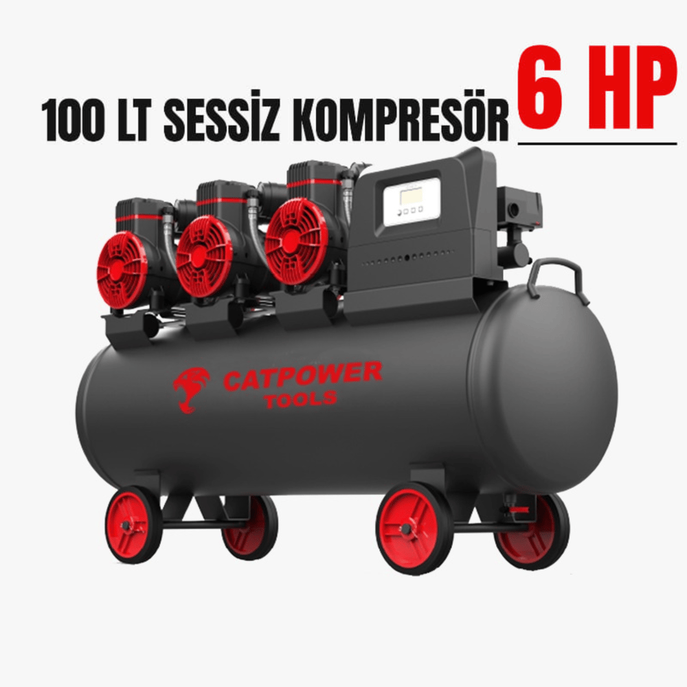CatpowerCatpower Sessiz-Yağsız Kompresör 100 Lt Cat1102289.12.K100