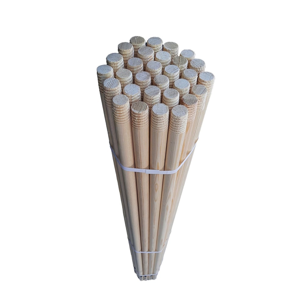 Yerli ÜretimFırça Sapı Vidalı (Çam) 180 Cm-(30'lu Paket)132.10.FS03